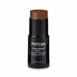 Mehron Makeup CreamBlend Stick | Face Paint Body Paint & Foundation Cream Makeup| Body Paint Stick .75 oz (21 g) (Sable Bro ...