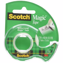 Scotch Magic Tape  1/2 x 450 Inches  6 Rolls
