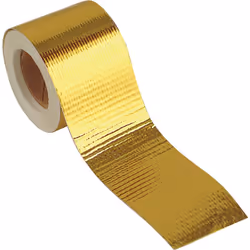 Design Engineering 010396 Reflect-A-GOLD High-Temperature Heat Reflective Adhesive Backed Roll 2"""" x 15 Roll