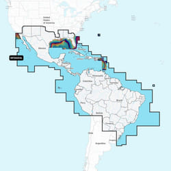 Navionics Platinum NPSA004L  Mexico  Caribbean to Brazil