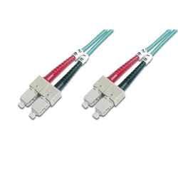 AddOn Networks SC - SC, LOMM, OM4, 1m InfiniBand/fibre optic cable OFC Turquoise