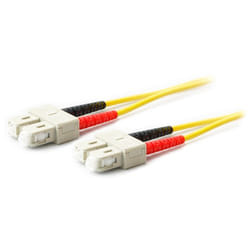 AddOn Networks 2m SC-SC InfiniBand/fibre optic cable Yellow