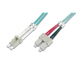 AddOn Networks SC - LC, LOMM, OM4, 3m InfiniBand/fibre optic cable OFC Turquoise