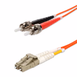 AddOn Networks ADD-ST-LC-25M5OM2 InfiniBand/fibre optic cable 25 m 2x ST 2x LC MMF Beige, Orange