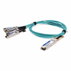 AddOn Networks QSFP-100GB-AOC10M-HP-AO InfiniBand/fibre optic cable 10 m QSFP28 4x QSFP28 MMF Aqua colour