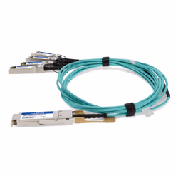 AddOn Networks QSFP-100GB-AOC10M-HP-AO InfiniBand/fibre optic cable 10 m QSFP28 4x QSFP28 MMF Aqua colour
