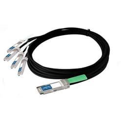 AddOn Networks QSFP+/4xSFP+, 2m InfiniBand/fibre optic cable QSFP+ 4 x SFP+ Black