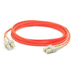AddOn Networks 25m, SC - SC InfiniBand/fibre optic cable Orange