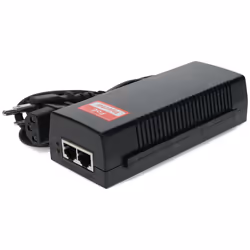 AddOn Networks ADD-POEINJCT1GB30W, 1 Mbit/s, 10Base-T, 100Base-T, 1000Base-T, IEEE 802.3at, 10,100,1000 Mbit/s, 100 m, Black