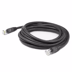 AddOn Networks ADD-12FCAT6A-BK, 3.66 m, Cat6a, U/UTP (UTP), RJ-45, RJ-45, Black