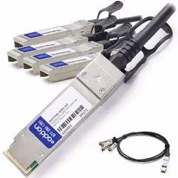 AddOn Networks MCP7F00-A005-AO InfiniBand/fibre optic cable 5 m QSFP28 4xSFP28 Black