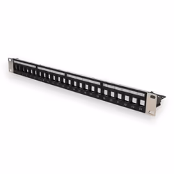 AddOn Networks ADD-PPST-24PE, Cat6, Black, Grey, Rack mounting, 1U