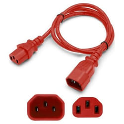 AddOn Networks ADD-C132C1418AWG7FTRD power cable Red 2.13 m C13 coupler C14 coupler