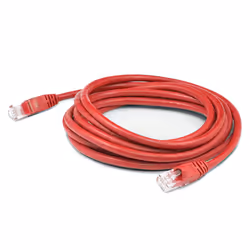 AddOn Networks ADD-6FCAT5E-RD, 6 m, Cat5e, U/UTP (UTP), RJ-45, RJ-45, Red