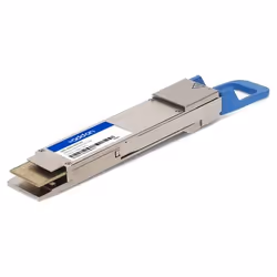 AddOn Networks QDD-400G-DR4-AO, QSFP, MPO, 500 m, 1310 nm, Blue, Silver, 181 g