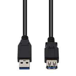 AddOn Networks 10ft USB A 3.0 (Male) to USB A 3.0 (Female) Black Cable, 5Gbps