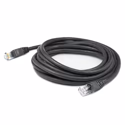 AddOn Networks 6in RJ-45 (Male) to RJ-45 (Male) Straight Black Cat6 UTP PVC Copper Patch Cable, 0.15 m, Cat6, U/UTP (UTP), RJ ...