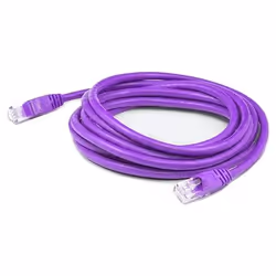 AddOn Networks ADD-10FCAT6A-PE, 3.05 m, Cat6a, U/UTP (UTP), RJ-45, RJ-45, Purple