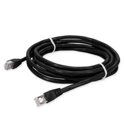 AddOn Networks 6ft RJ-45 (Male) to RJ-45 (Male) Black Cat6 Straight STP PVC Copper Patch Cable