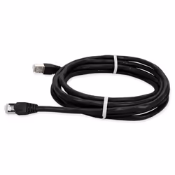 AddOn Networks 6ft RJ-45 (Male) to RJ-45 (Male) Black Cat6 Straight STP PVC Copper Patch Cable