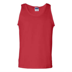 Gildan Ultra Cotton Tank Top - Red  XL