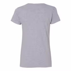 Gildan Heavy Cotton Womens V-Neck T-Shirt - Sport Grey  S