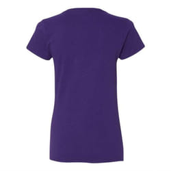 Gildan Heavy Cotton Womens V-Neck T-Shirt - Purple  XL