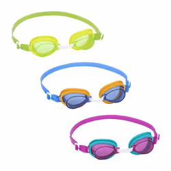 Bestway Aqua Burst Essential Child 3+ Goggles, Unisex, Assorted colours, Silicone, Assorted colours, Polycarbonate, Assorted  ...