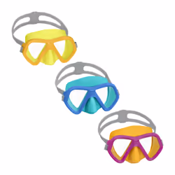 Bestway Dominator Child 3+ Mask, Child, Half face mask, Freediving, Polycarbonate, Polycarbonate, Assorted colours