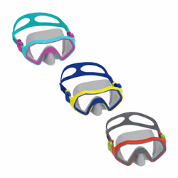 Bestway Crusader Youth 7+ Mask, Child, Half face mask, Freediving, Polycarbonate, Polycarbonate, Assorted colours