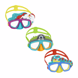 Bestway AquaPals Child 3+ Mask, Child, Half face mask, Freediving, Polycarbonate, Polycarbonate, Assorted colours