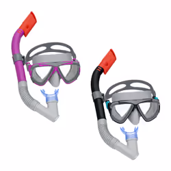 Bestway Dominator Adult 14+ Snorkel Mask, Adult, Half face mask, Snorkeling, Polycarbonate, Polycarbonate, Assorted colours