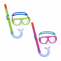 Bestway Explora Essential Youth 7+ Snorkel Mask Set, Child, Half face mask, Snorkeling, Polycarbonate, Polycarbonate, Assorte ...