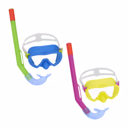 Bestway Crusader Essential Kids 3+ Snorkel Mask Set, Child, Half face mask, Snorkeling, Polycarbonate, Polycarbonate, Assorte ...