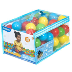 Bestway Plastic Play Balls 100ct | for Indoor Play  Ball Pit  Bouncers