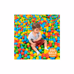 Bestway Plastic Play Balls 250ct | for Indoor Play  Ball Pit  Bouncers