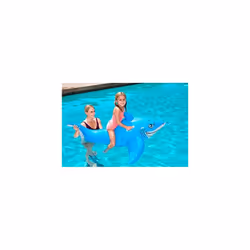 Bestway 41032E Inflatable Pool Float, Shark Ride on Lilo Lounger