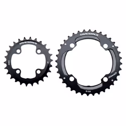 RaceFace Turbine 11-Speed Chainring: 64/104mm BCD 26/36t Black