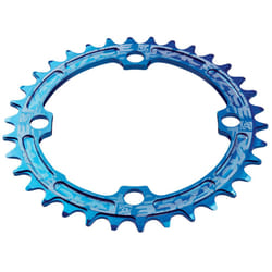 Race Face Single Narrow Wide Chainring - 104 X 30T, Blue