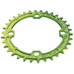 Race Face Single Narrow Wide Chainring - 104 X 34T, Green