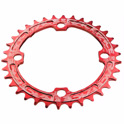 Race Face Single Narrow Wide Chainring - 104 X 38T, Red