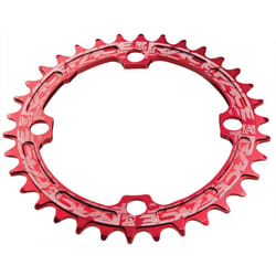 Race Face Single Narrow Wide Chainring - 104 X 38T, Red
