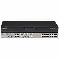 Black Box ServSwitch CX, 1900 x 1440 pixels, Ethernet LAN, Rack mounting, 1U, Black