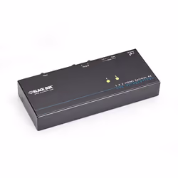 Black Box VSP-HDMI1X2-4K, HDMI, 2x HDMI, 3840 x 2160 pixels, Black, 156 x 65 x 20 mm