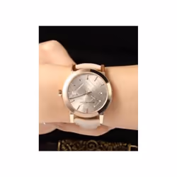 NEW BURBERRY MENS/WOMENS THE CITY WATCH BU9014 LEATHER STRAP UK SELLER WARRANTY