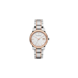 Burberry The City Watch Ladies Silver / Rose Gold BU9105