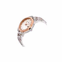 Burberry The City Watch Ladies Silver / Rose Gold BU9105