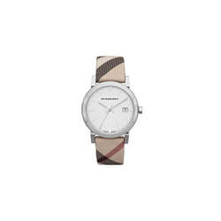 Burberry The City Watch Silver Nova Leather BU9022