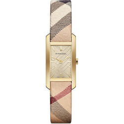 NEW Burberry BU9509 Pioneer Gold Dial Gold Ion-plated Ladies Watch UK SELLER