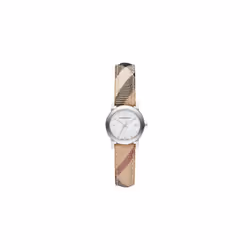 Burberry The City Watch Ladies Haymarket Leather BU9222